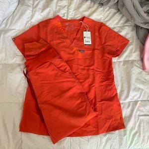 Figs Orange Scrubs